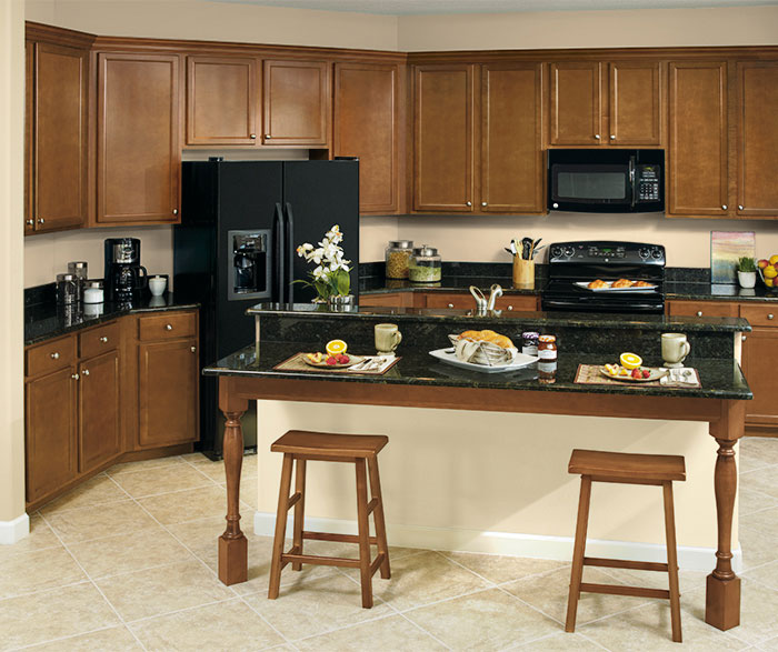 Birch kitchen cabinets by Aristokraft Cabinetry